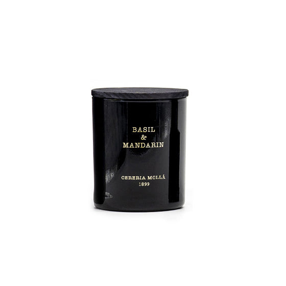Basil & Mandarin Black Premium Candle